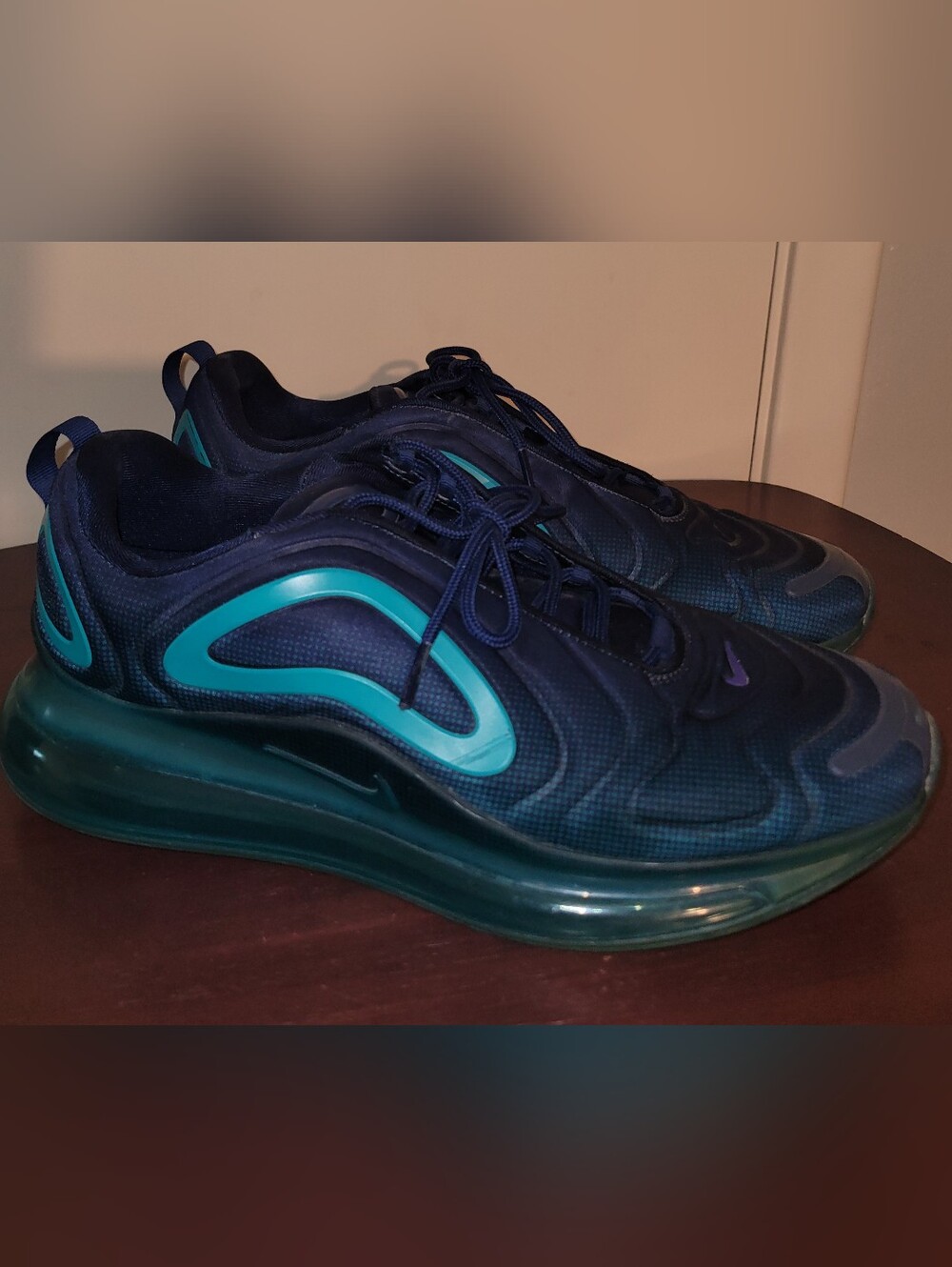 Nike Air Max 720 Sea Forest Blue Green Mens Size 12 Sneakers